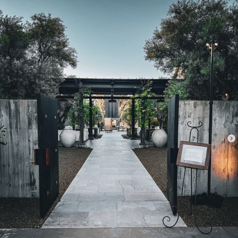 Evening at a Santa Ynez Valley winery