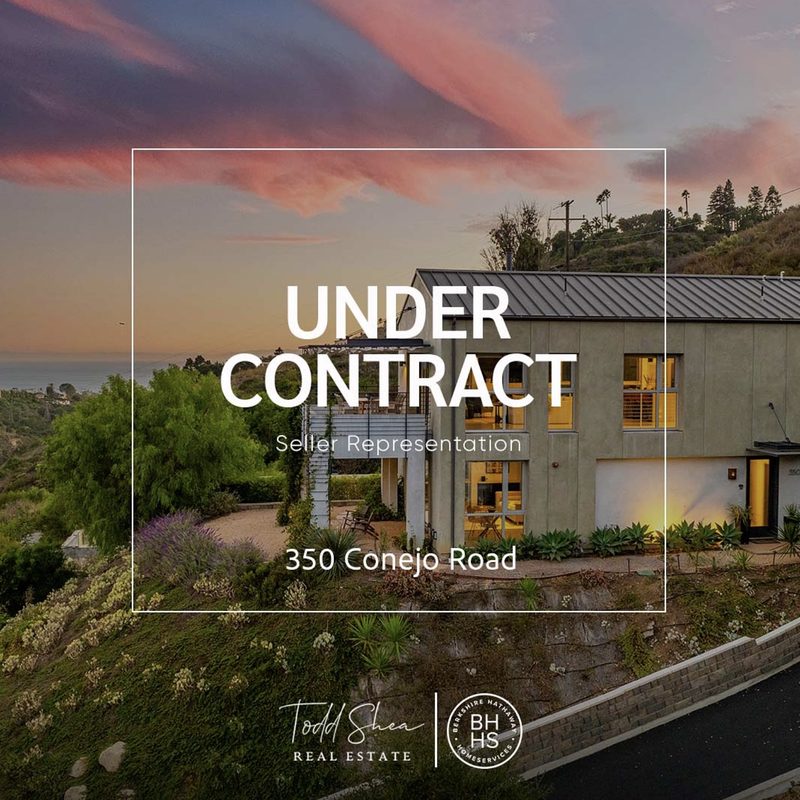 Under contract — 350 Conejo Road, Santa Barbara